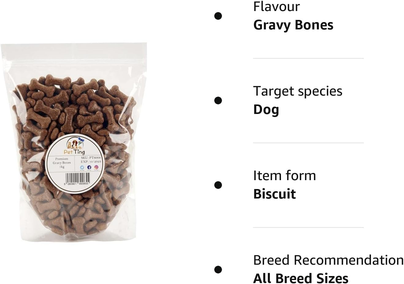 Gravy Bones Dog Biscuit 1kg