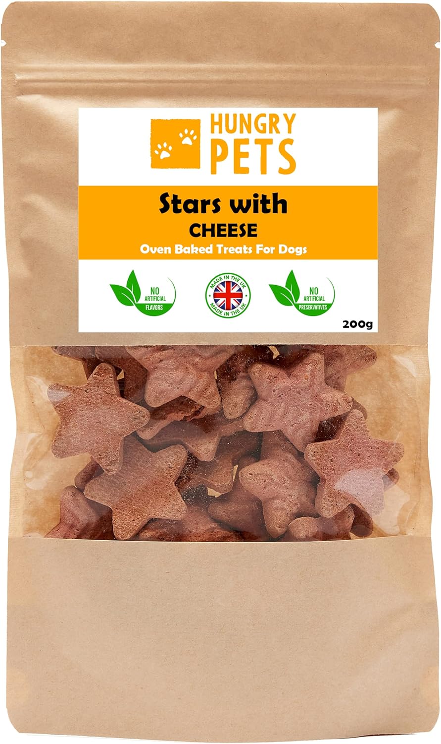 Stars with cheese dog Biscuits 200g