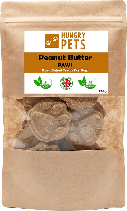 Peanut Butter Paw Dog Biscuits 200g