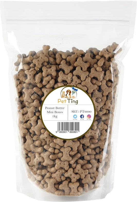 Peanut Butter Bone Dog Biscuits 1kg