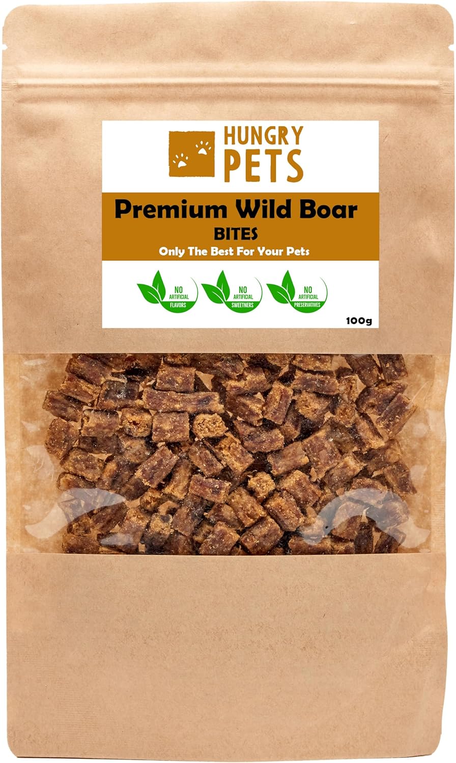 Wild Boar Bites Natural Dog Treat