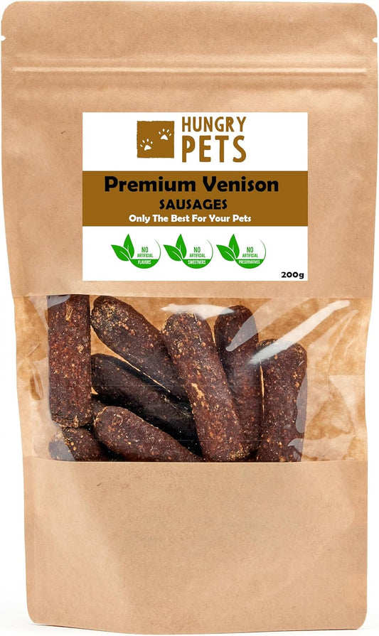 Venison Sausages Natural Dog Treat