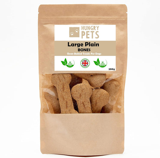 Large Plain Bone Dog Biscuits 200g