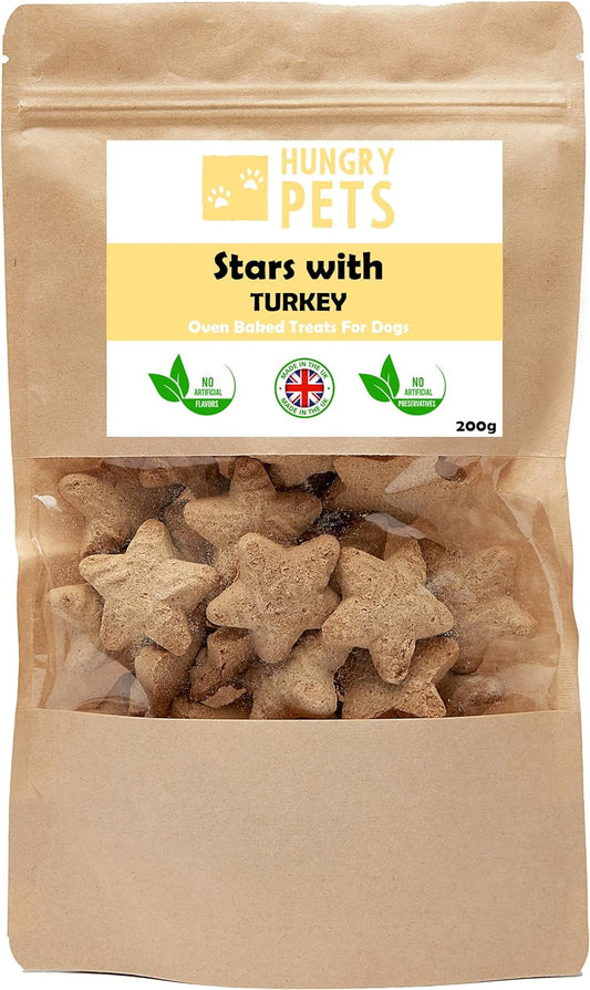 Stars With Turkey Dog Biscuits 200g