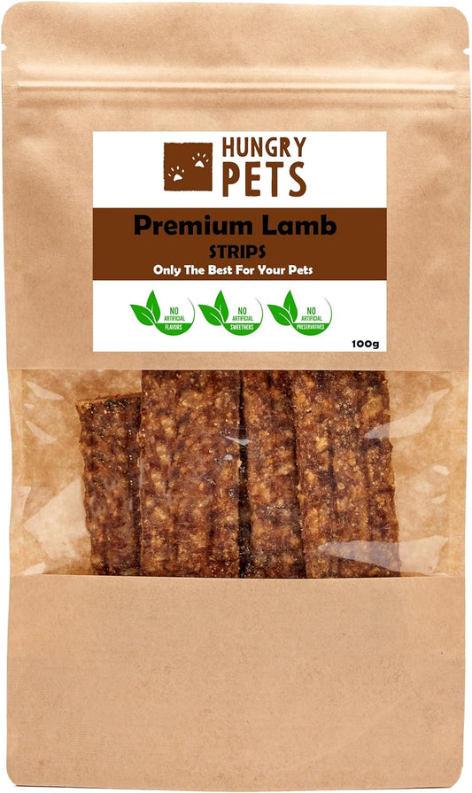 Lamb Strips Natural Dog Treats