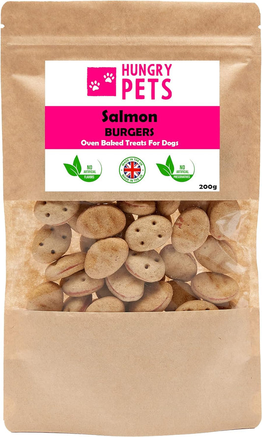 Salmon Burgers Dog Biscuits