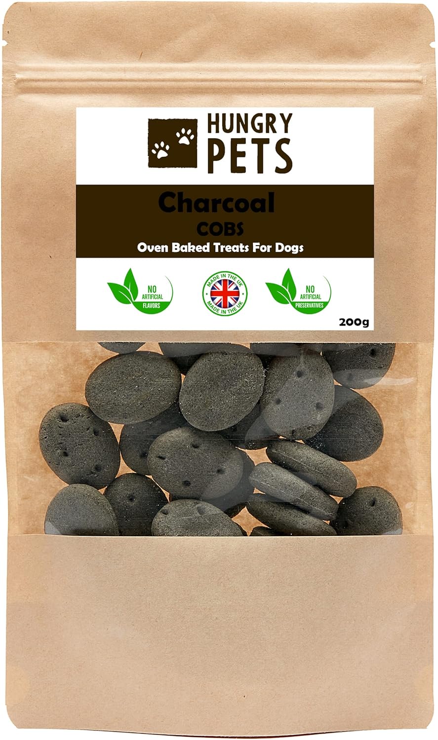 Charcoal Cob Dog Biscuits 200g