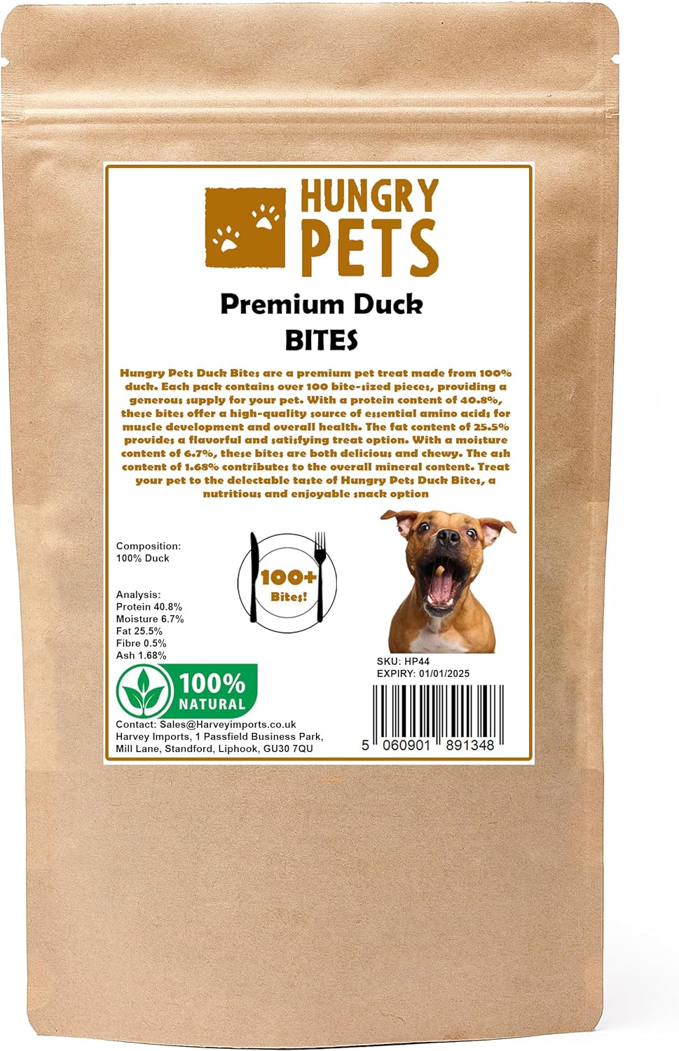 Duck Bites Natural Dog Treat