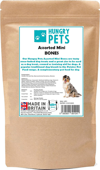 Assorted Mini Bone Dog Biscuits 200g