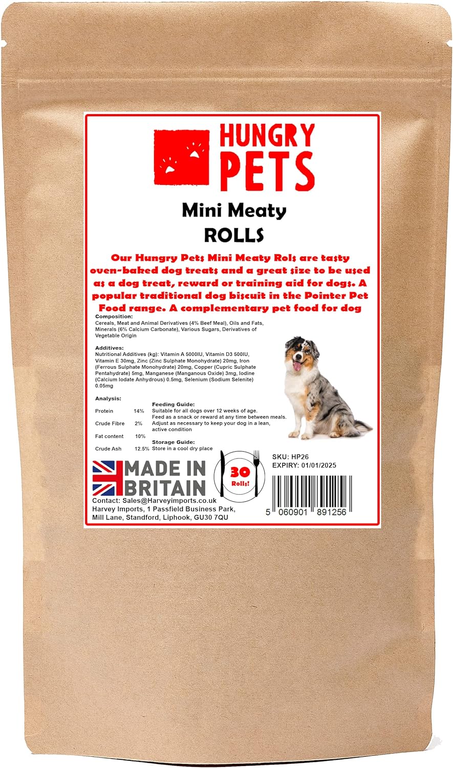 Meaty Rolls Dog Biscuits