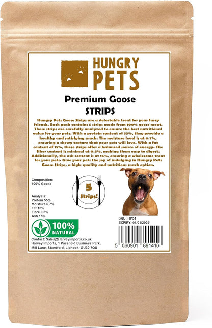 Goose Strips Natural Dog Treat