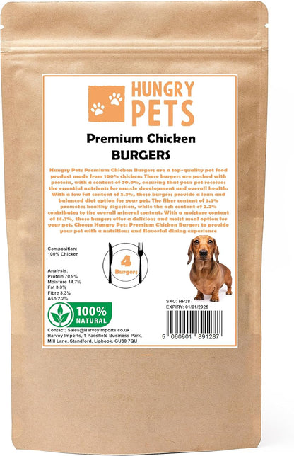 Chicken Burgers Natural Dog Treat