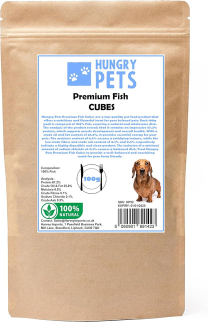 Fish Cubes Natural Dog Treat